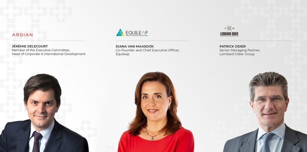 Jérémie Delecourt, Diana Van Maasdijk and Patrick Odier