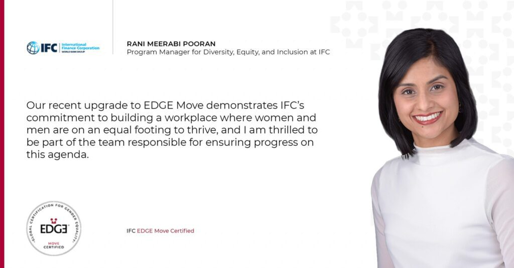 Rani Meerabi Pooran, Program Manager for Diversity, Equity, and Inclusion at IFC